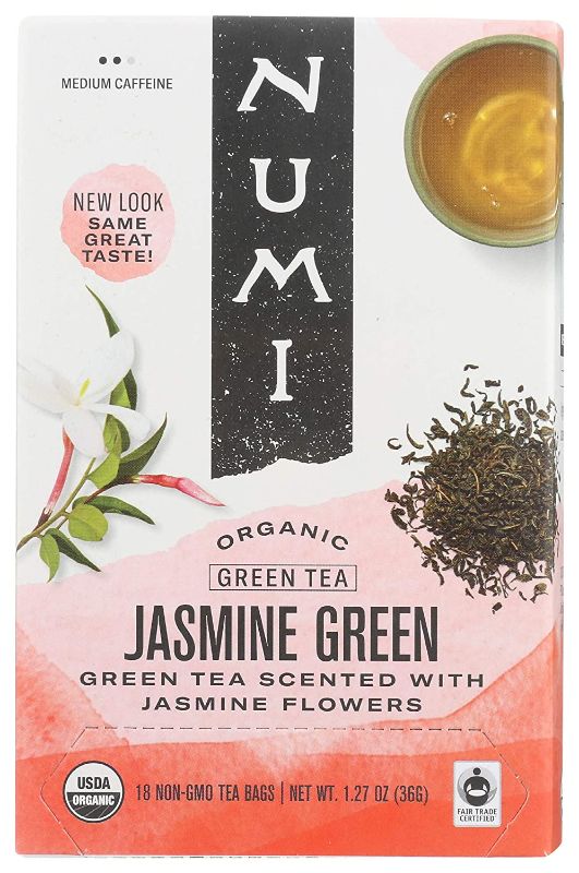 Photo 1 of 3 PACK Numi Organic Tea Jasmine Green, 18 ct
BB 09 2023 