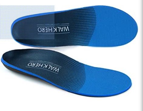 Photo 1 of Plantar Fasciitis Feet Insoles Arch Supports Orthotics Inserts Relieve Flat Feet, High Arch, Foot Pain 8-8.5 Women/6-6.5 Men
Color: Blue