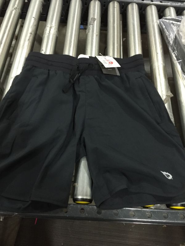 Photo 2 of BALEAF Men's 7" Running Shorts with Mesh Liner Zipper Pocket for Athletic Workout Gym MEdium