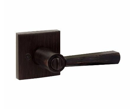 Photo 1 of Baldwin Spyglass Privacy Door Lever Set from the Prestige Collection