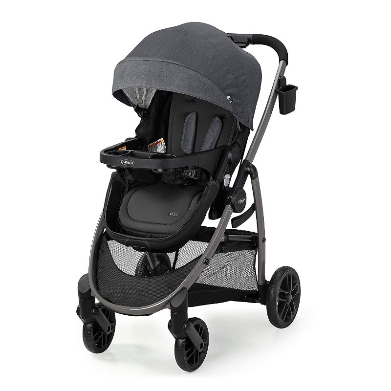 Photo 1 of Graco Modes Pramette Stroller | Baby Stroller with True Bassinet Mode, Reversible Seat, One Hand Fold, Extra Storage, Child Tray, Redmond