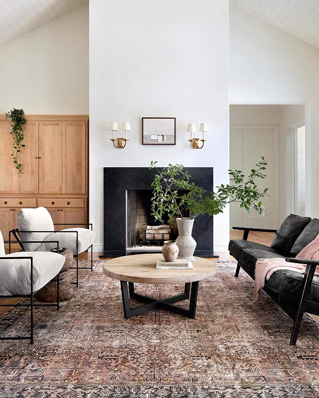 Photo 1 of Chris Loves Julia x Loloi Jules JUL-02 Terracotta / Multi Oriental Area Rug 3'-6" x 5'-6"
