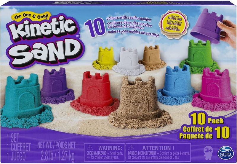 Photo 1 of Kinetic Sand, Castle Containers 10-Color Pack
