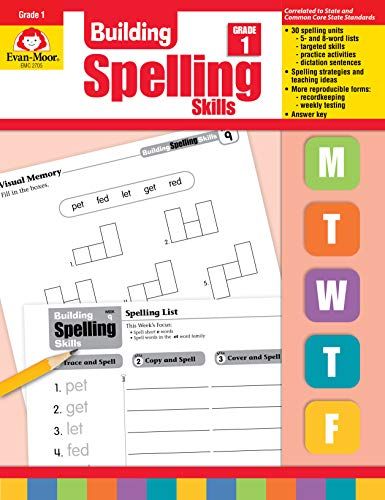 Photo 1 of Building Spelling Skills: Grade 1 Paperback – Teacher's Edition, February 27, 2002
