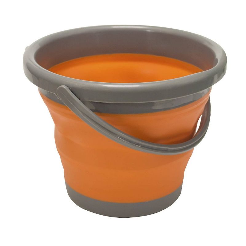 Photo 1 of 247099 5 Liter FlexWare Collapsible Bucket for Camping & Outdoors, Orange
STOCK PHOTO SLIGHTLY DIFFERENT, ALL ORANGE NO GREY