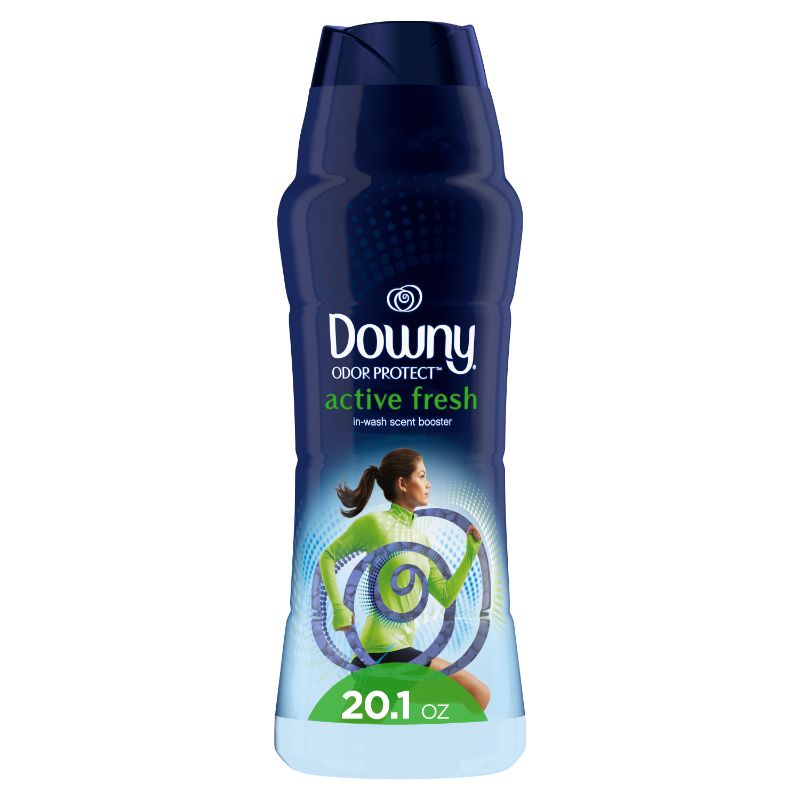 Photo 1 of Downy Odor Protect in-Wash Scent Booster Beads, Active Fresh, 20.1 Oz
