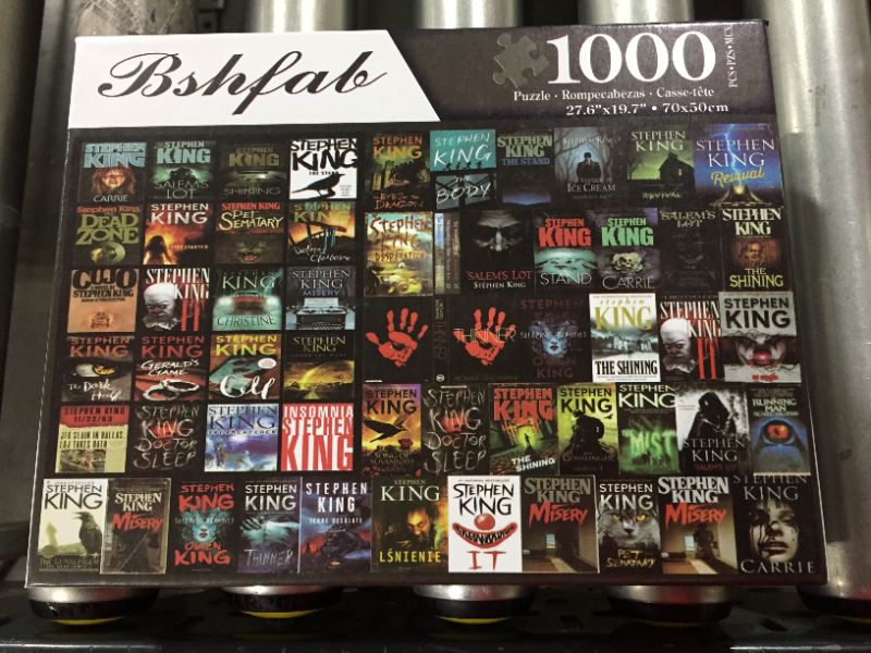 Photo 1 of 1000 pcs puzzle - Stephan kings horror films and books