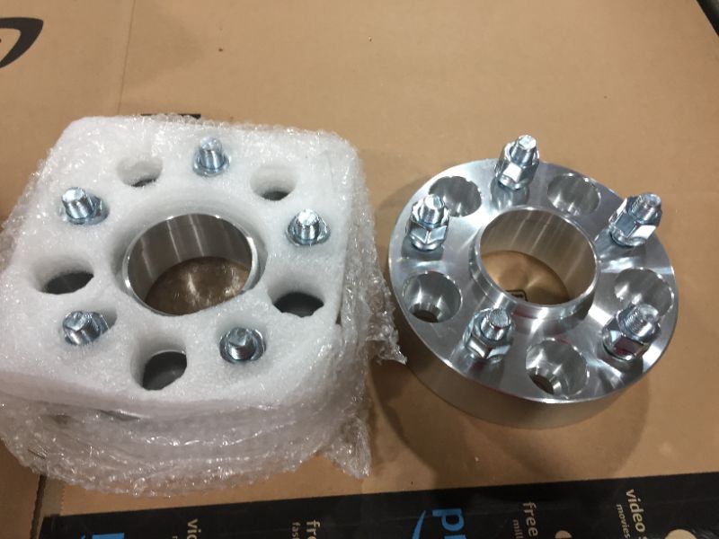 Photo 2 of  2pc Wheel Spacers/Adapters | 5 Lug 5x4.5 / 5x114.3-1" Thickness - 1/2" x20 Studs