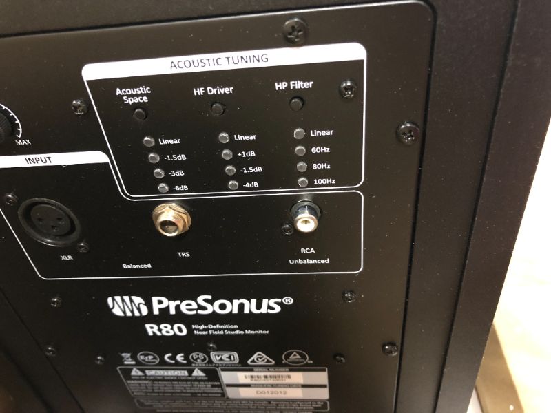 Photo 3 of PreSonus R Series 8" AMT Studio Monitor with Software Suite
