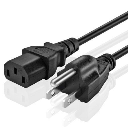 Photo 1 of 2 PACK!!! GENERIC AC Power Cord Cable 10A 250V 3.5 FEET LONG 
