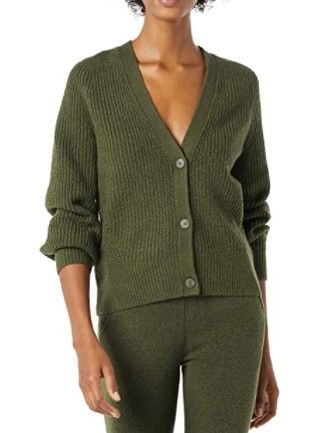 Photo 1 of Amazon Essentials Women's Soft Touch Ribbed Blouson Cardigan
XL