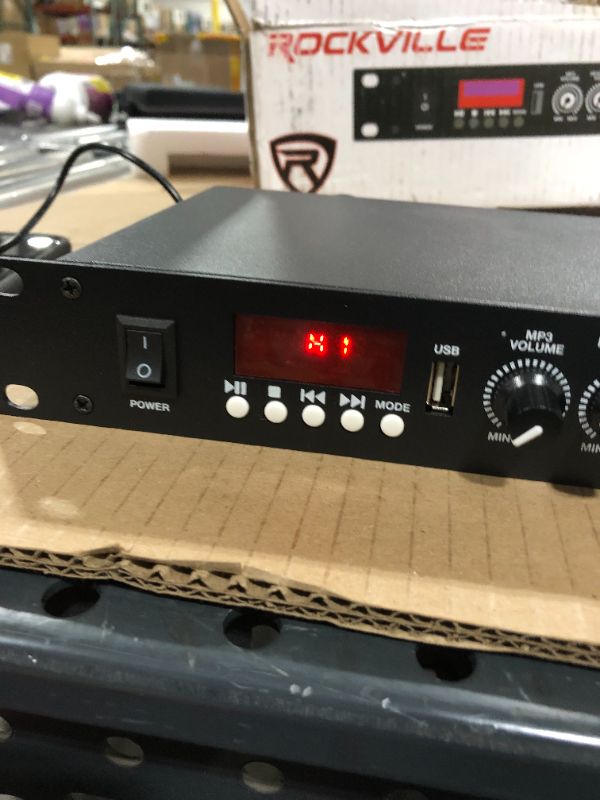 Photo 2 of Rockville PPA50 Preamp Pro 1U Pre-Amplifier W/Bluetooth/USB/Computer Interface