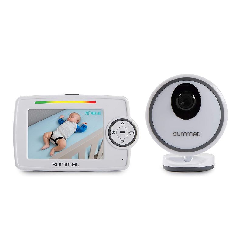 Photo 1 of Summer Glimpse Plus Video Baby Monitor with 3.5-inch Color LCD Video Display – Baby Video Monitor with Remote Digital Zoom, Two-Way Talkback and Voice-Activated Screen Wake Up
