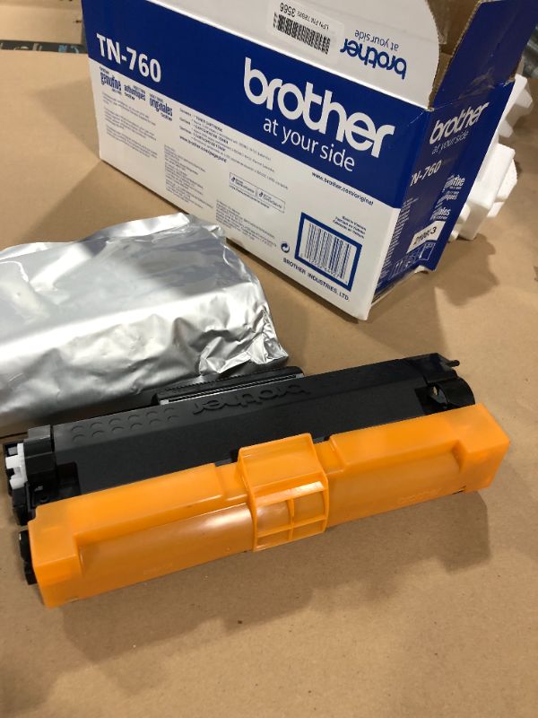 Photo 2 of Brother Genuine Cartridge TN760 High Yield Black Toner,1 Pack
