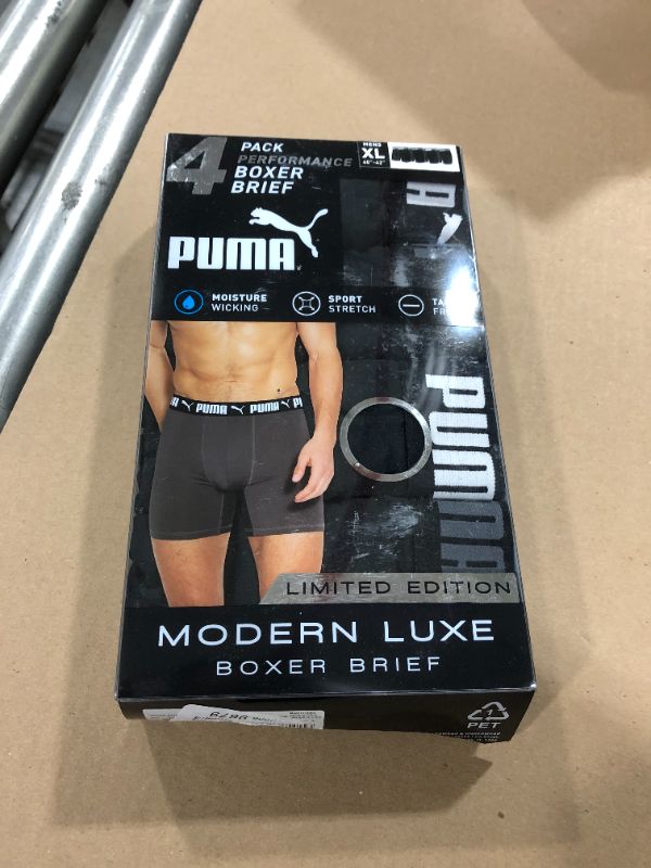 Photo 2 of PUMA Men's 4 Pack Performance Boxer Briefs
XL