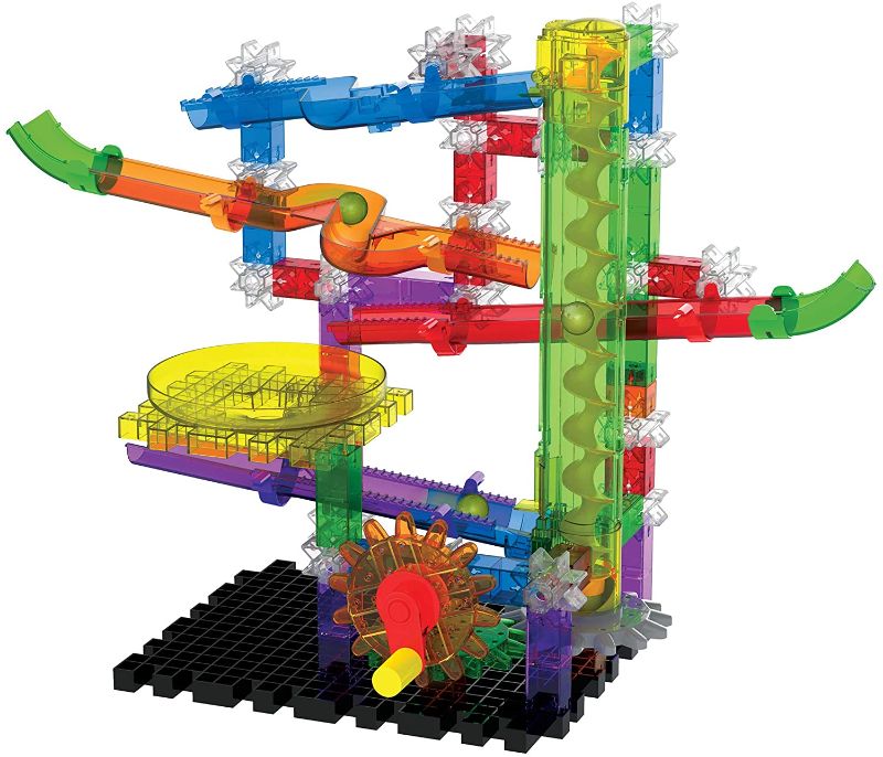 Photo 1 of The Learning Journey: Techno Gears Marble Mania - Zoomerang 2.0 (80+ pcs) - Marble Run for Kids Ages 6 and Up - Award Winning Toys
