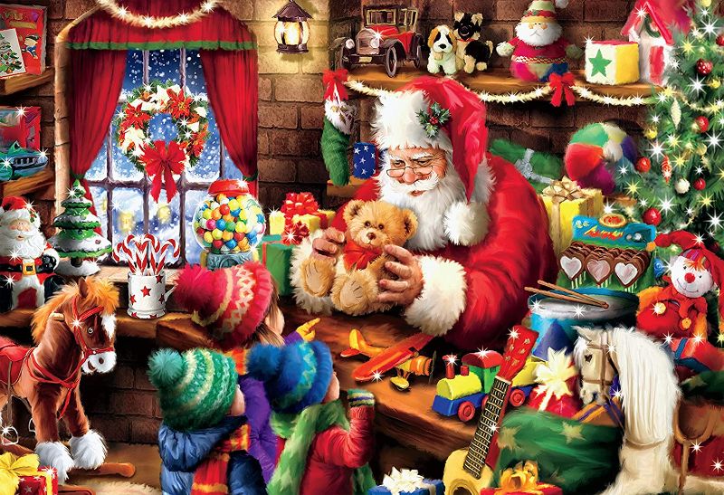 Photo 1 of Ceaco - Classic Christmas 2000 Piece Holiday Jigsaw Puzzle, Santa
