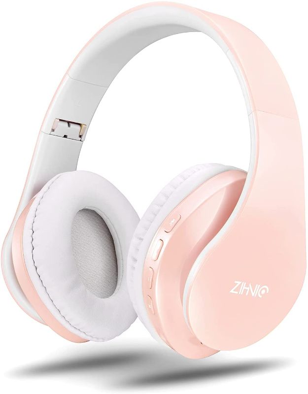 Photo 1 of zihnic Wireless Over-Ear Headset with Deep Bass, Bluetooth and Wired Stereo Headphones Buit in Mic for Cell Phone, TV, PC,Soft Earmuffs &Light Weight for Prolonged Wearing