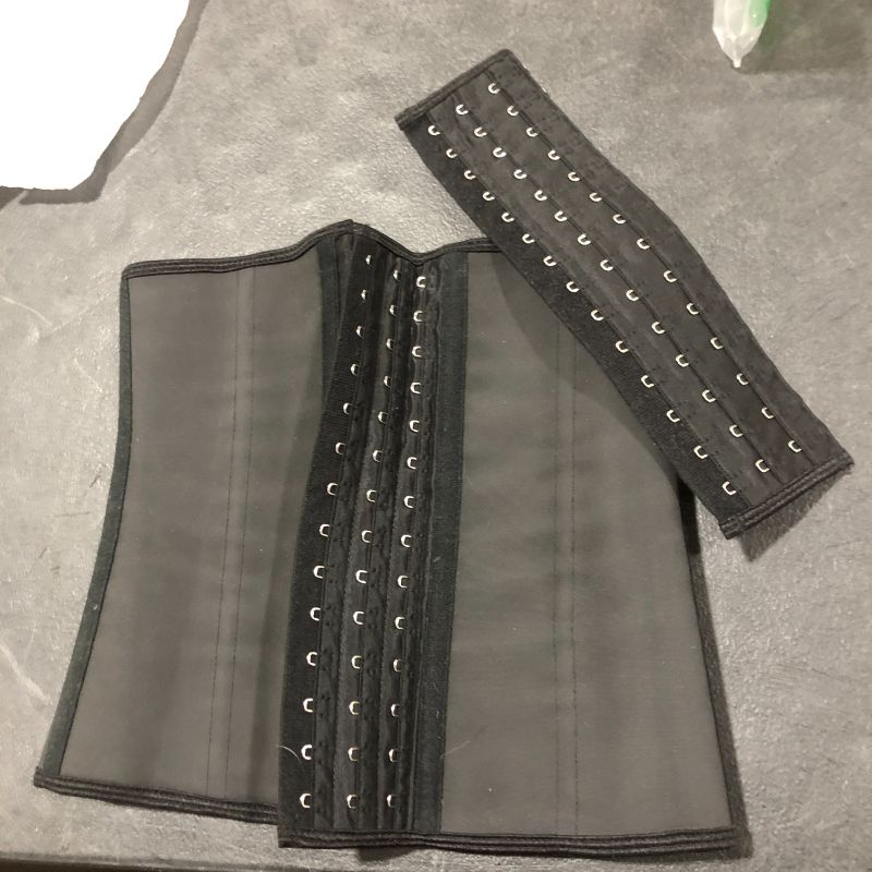 Photo 1 of  Waist Trainer for Women Latex Underbust Waist Corsets Cincher Hourglass Body Shaper 4 Hooks with extender size : xtra small