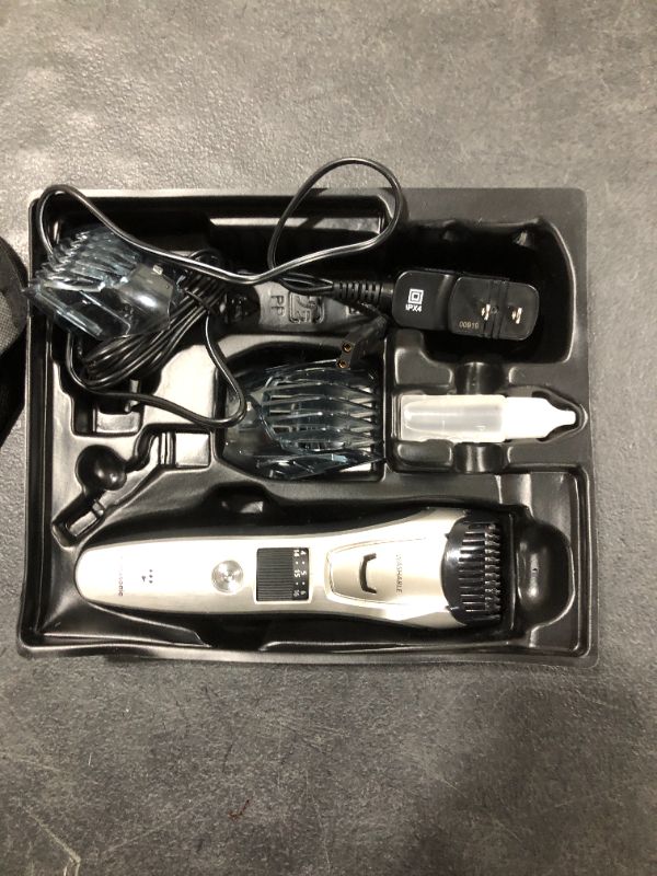 Photo 2 of Panasonic Multigroom Beard Trimmer Kit For Face, Head, Body Hair Styling and Grooming, 39 Quick-Adjust Dial Trim Settings, Cordless/Cord, ER-GB80-S, Silver