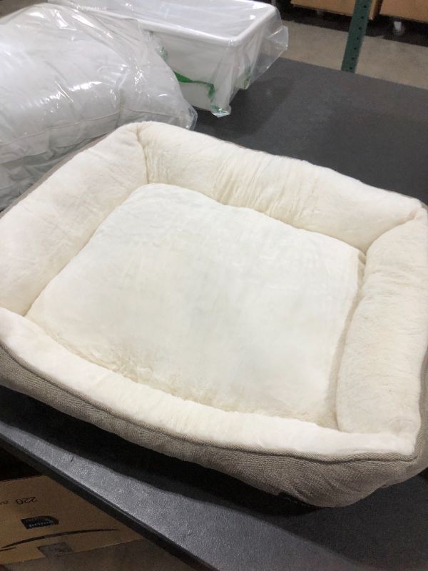 Photo 2 of ANWA Durable Dog Bed Machine Washable Medium Dog Bed Square, Comfortable Puppy Dog Bed Medium 30 in