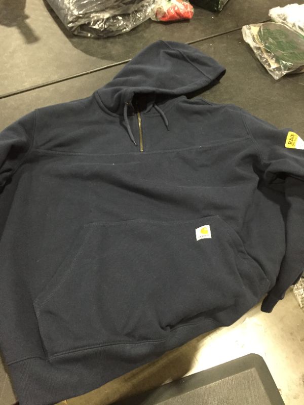 Photo 2 of Carhartt Men's Rain Defender Paxton Heavyweight Hooded Sweatshirt size : 2XL