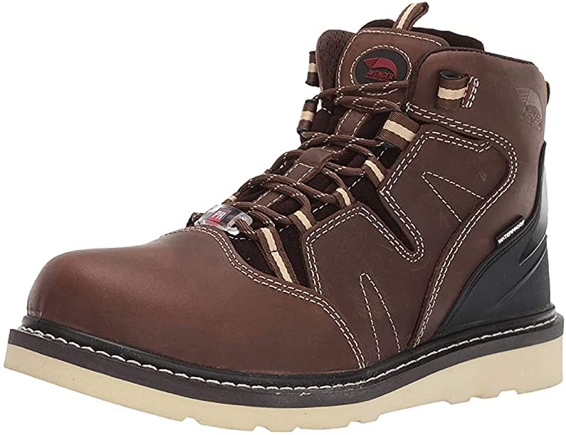 Photo 1 of AVENGER Men's 7606 Leather Wedge 6" Soft Toe Waterproof Puncture Resistant Work Boots size :10