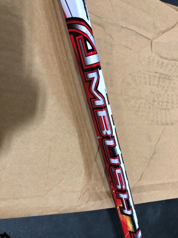 Photo 1 of Franklin Sports Street Hockey Sticks - Ambush Junior Street Hockey Stick - Wood and Fiberglass Shaft - ABS Blade - One Piece Stick - 46" Right Handed