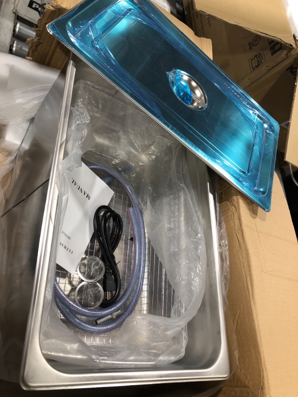 Photo 1 of JOMWECL 30L Ultrasonic Cleaner with Heater Timer,Digital Sonic Cavitation Machine for Cleaning Jewelry Circuit Board Coins Industrial Accessory Lab Instrument
