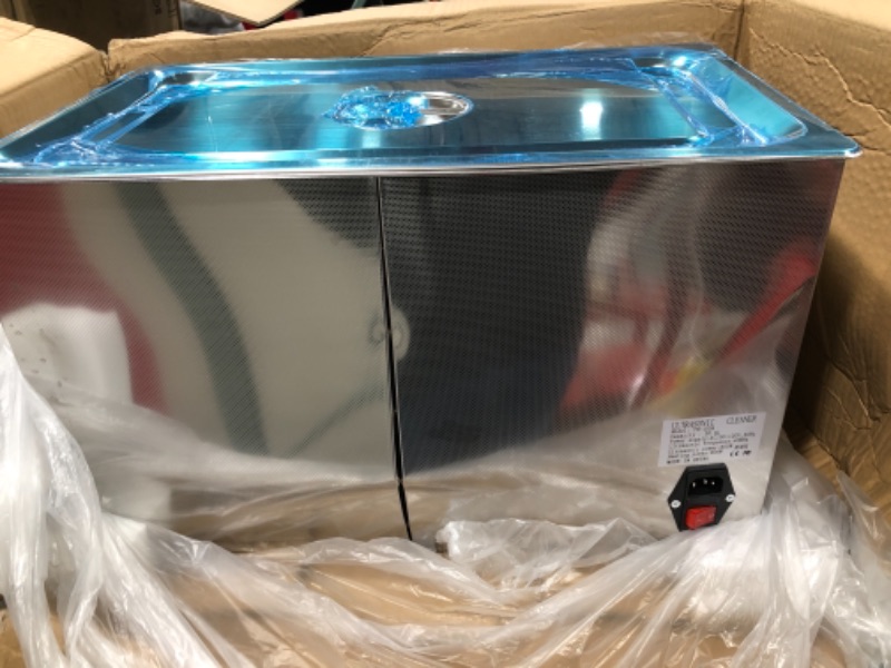 Photo 1 of JOMWECL 30L Ultrasonic Cleaner with Heater Timer,Digital Sonic Cavitation Machine for Cleaning Jewelry Circuit Board Coins Industrial Accessory Lab Instrument
