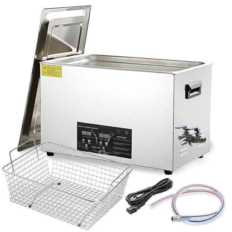 Photo 1 of JOMWECL 30L Ultrasonic Cleaner with Heater Timer,Digital Sonic Cavitation Machine for Cleaning Jewelry Circuit Board Coins Industrial Accessory Lab Instrument
