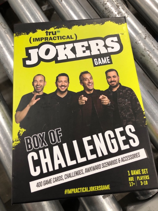 Photo 2 of Wilder Games Impractical Jokers: The Game - Box of Challenges (17+) (WILD-512)
