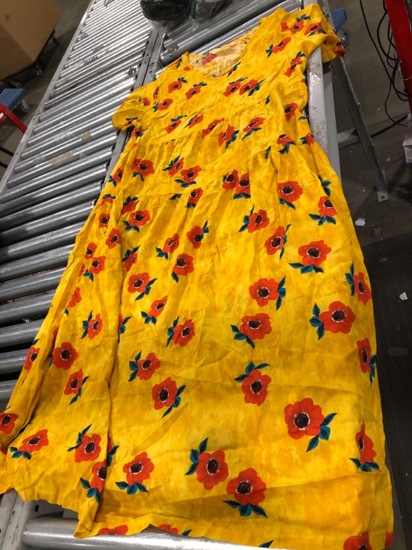 Photo 1 of XL yellow floral dress