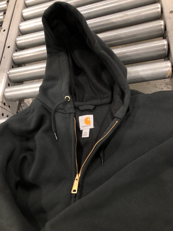 Photo 2 of 2XL black jacket zip up