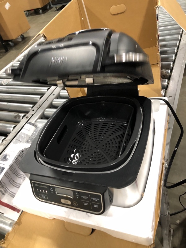 Photo 5 of Ninja AG301 Foodi 5-in-1 Indoor Grill with Air Fry, Roast, Bake & Dehydrate, Black/Silver
