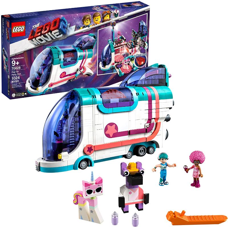 Photo 1 of LEGO The Movie 2 Pop-Up Party Bus 70828 Building Kit, Build Your Own Toy Party Bus for 9+ Year Old Girls and Boys (1013 Pieces) (Discontinued by Manufacturer)
