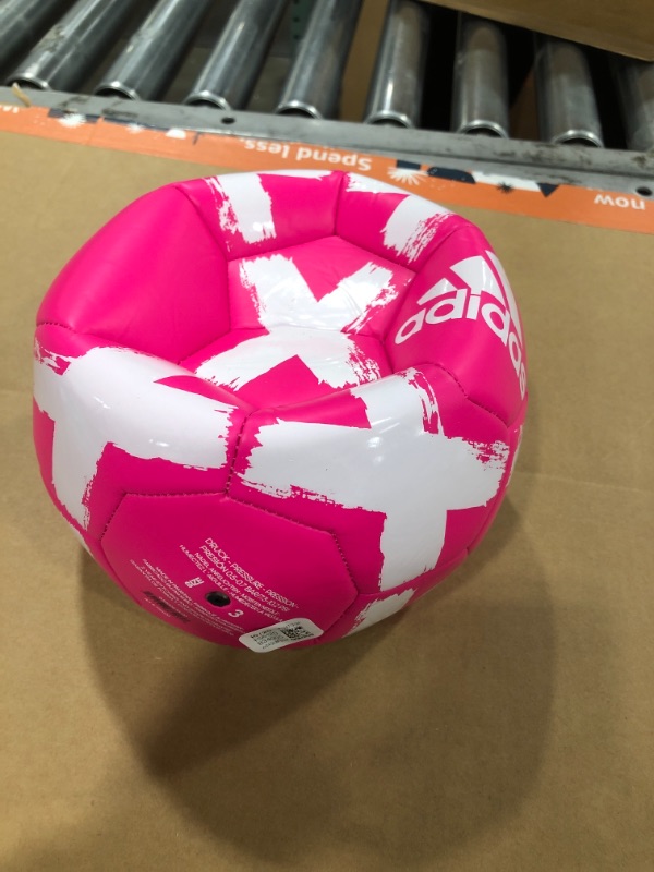 Photo 2 of adidas Starlancer V Club Soccer Ball- Pink--size 3
