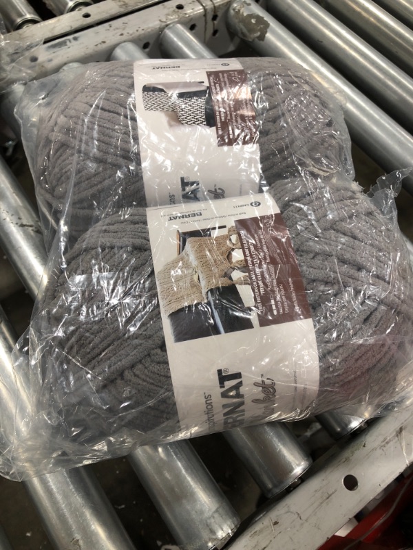 Photo 2 of Bernat Blanket Big Ball Yarn (2Pack) Dark Grey 161110-10044
