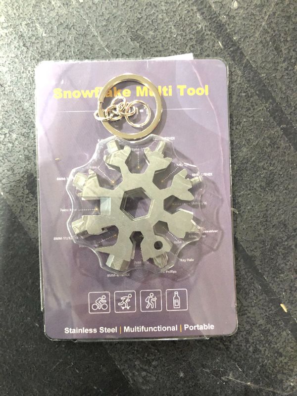 Photo 1 of 18 In 1 Snowflake Multi-Tool, Screwdriver, Christmas Gift
