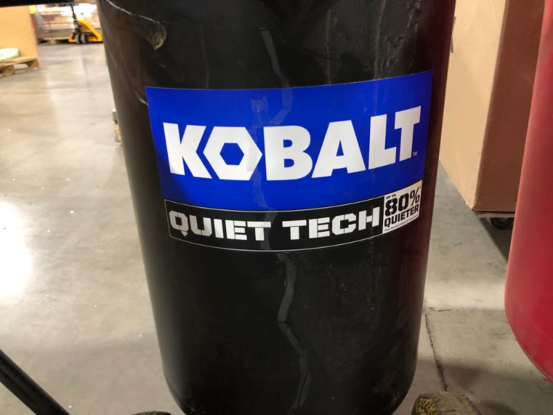 Photo 2 of Kobalt Quiet Tech 26-Gallon Single Stage Portable Corded Electric Vertical Air