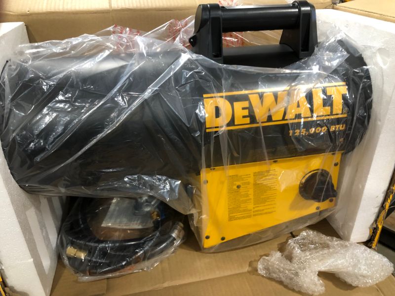 Photo 1 of DeWalt 125,000 Btu/h 3000 Sq Ft Forced Air Propane Portable Heater