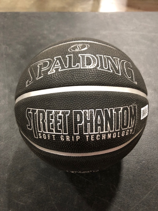 Photo 2 of Spalding Street Phantom Outdoor Basketball 29.5". NEEDS AIR.
