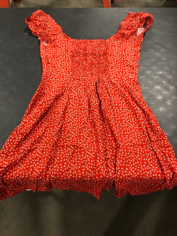 Photo 1 of CUPSHE Alessandra Ditsy Frill Short Dress (S)

