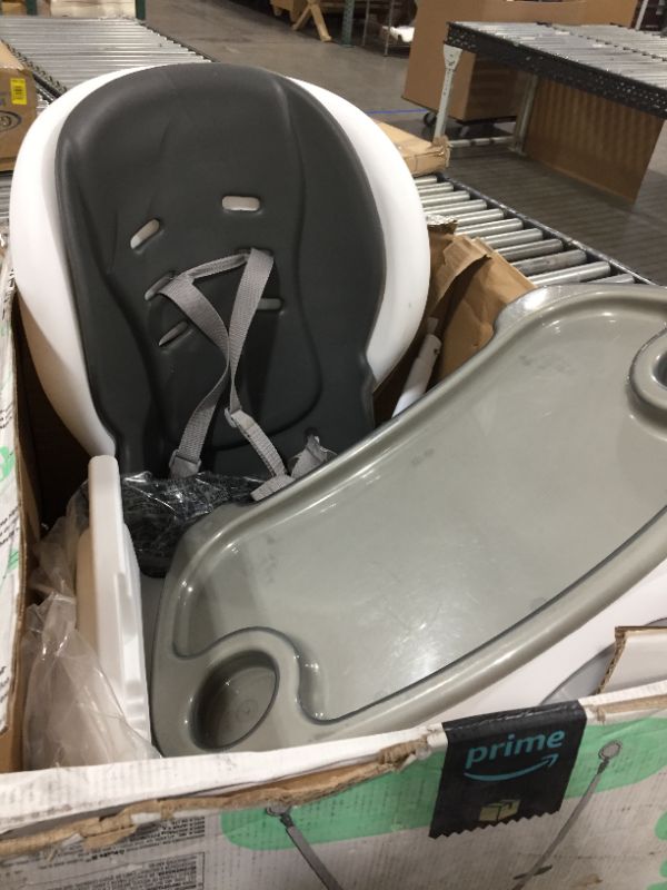 Photo 2 of Ingenuity SmartClean Trio Elite 3-in-1 Convertible Baby High Chair, Toddler Chair, and Dining Booster Seat - Slate
