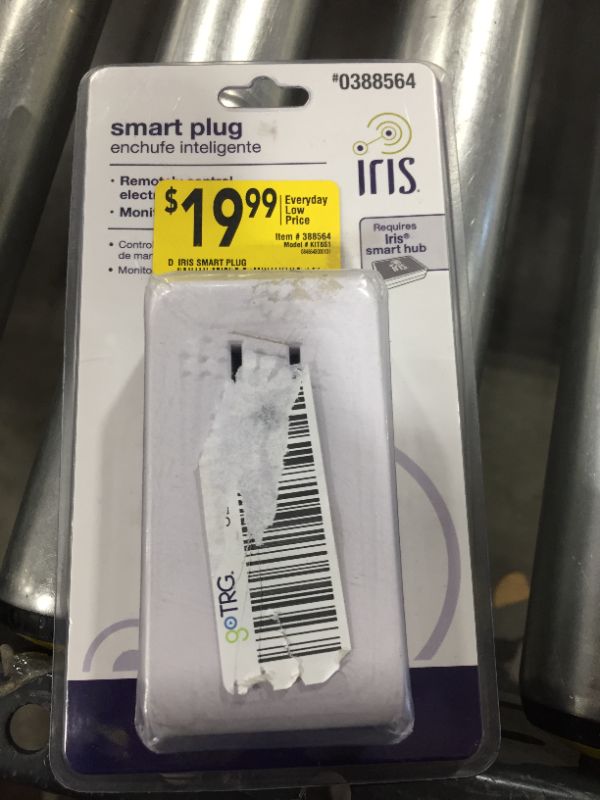 Photo 2 of Iris 110-Volt 1-Outlet Indoor Smart Plug
