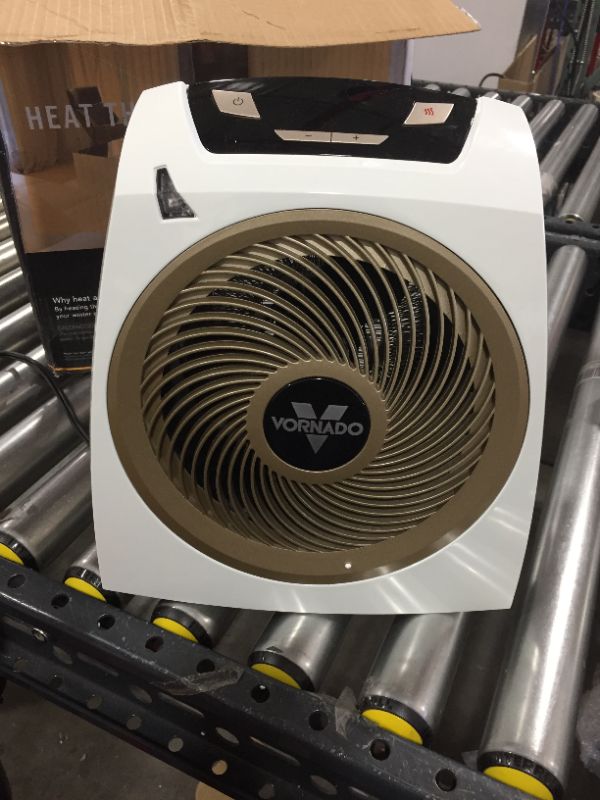 Photo 2 of Vornado AVH10 Vortex Heater with Auto Climate Control, 2 Heat Settings, Fan Only Option, Digital Display, Advanced Safety Features, Whole Room, White/SELLING FOR PARTS ONLY
