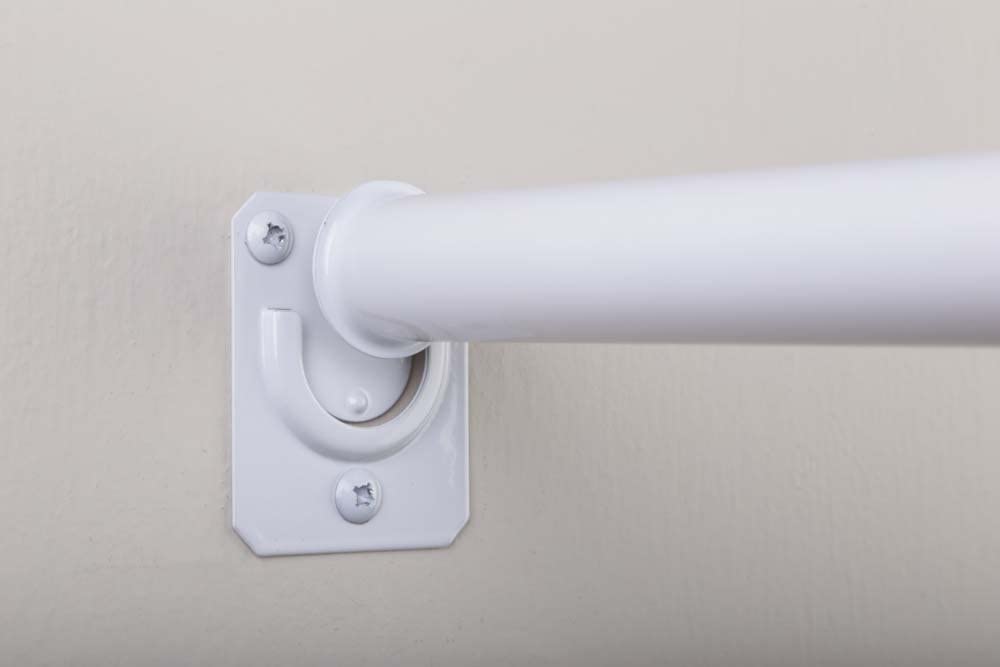 Photo 1 of Closet Pro  Heavy Duty Adjustable Rod, 48 by 72-Inch, White

