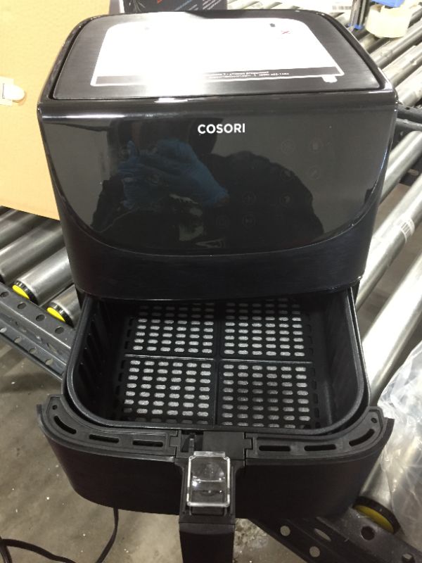 Photo 1 of COSORI Air Fryer Oven Combo 5.8QT Max Xl Large Cooker (Cookbook with 100 Recipes), One-Touch Screen with 11 Precise Presets and Shake Reminder, Nonstick and Dishwasher-Safe Square Design Basket, Black
