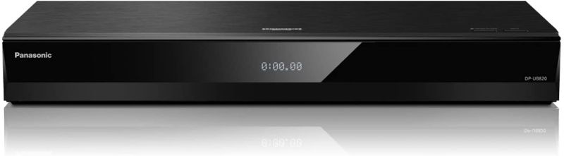 Photo 1 of Panasonic Streaming 4K Blu Ray Player with Dolby Vision and HDR10+ Ultra HD Premium Video Playback, Hi-Res Audio, Voice Assist - DP-UB820-K (Black)
