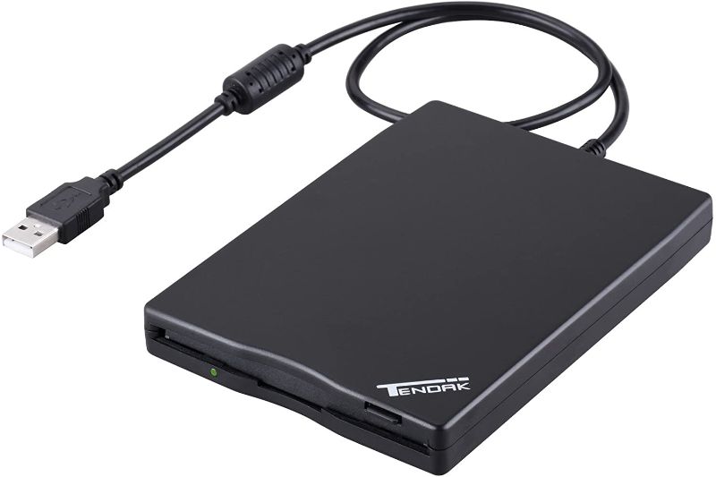 Photo 1 of Tendak USB Floppy Disk Drive - 3.5" Portable USB External 1.44MB FDD Diskette Drive for PC Windows 7/8, Windows XP, Vista,for Mac Plug and Play (Black)
